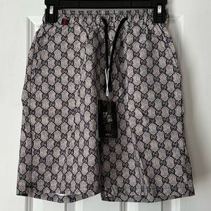 Men’s Designer Inspired Drawstring Swim Trunks